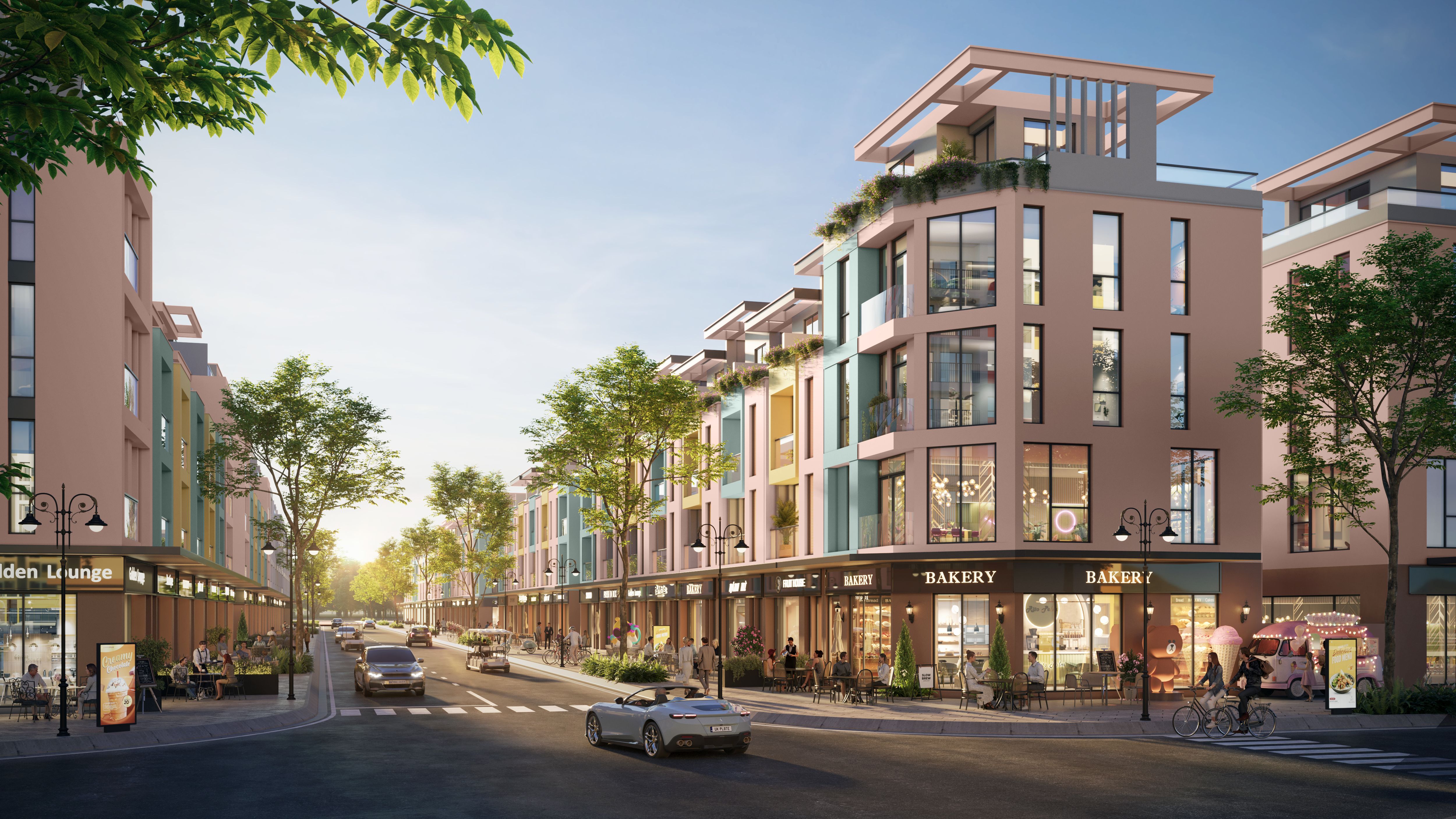 Cần bán biệt thự song lập hướng Nam xây thô bên trong 3 tầng The Infinity Meyhomes Capital Phú Quốc